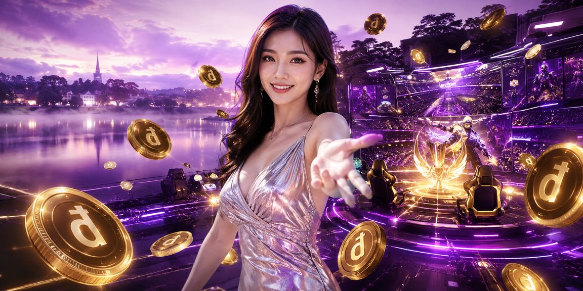 Cảnh đẹp Đà Lạt về đêm kết hợp hình ảnh cá cược eSports