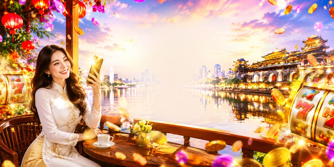 Người chơi tại quán cà phê ở Huế trải nghiệm game Slot
